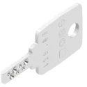 EAO 22mm Machine Interface Keylock Switch for 14 Series, Aluminium Bezel, IP65 Protection 14-987.1001
