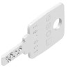 EAO 22mm Machine Interface Keylock Switch for 14 Series, Aluminium Bezel, IP65 Protection 14-987.1001
