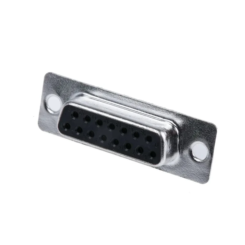 MH Connectors D-Sub Connector 15 Way Straight 2.77 mm Pitch Cable Mount Steel Housing 250V MHDB15SS