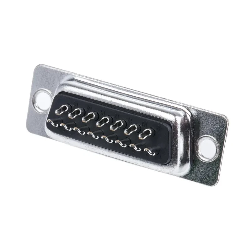 MH Connectors D-Sub Connector 15 Way Straight 2.77 mm Pitch Cable Mount Steel Housing 250V MHDB15SS