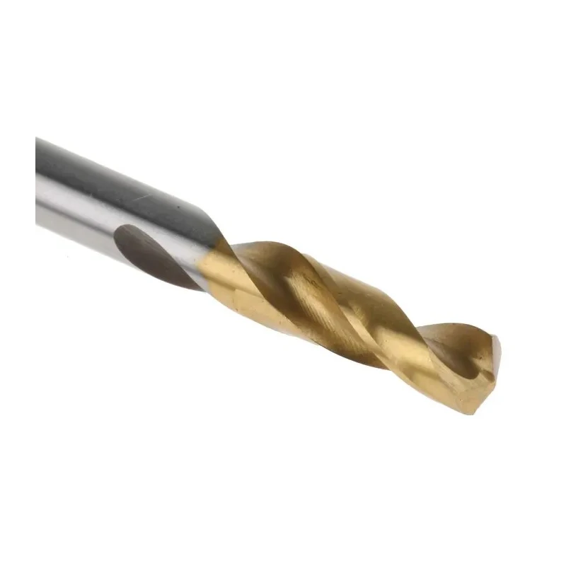 RS PRO HSS G Twist Stub Drill Bit 4.5mm Shank, 58mm Overall Length, Titanium Nitride Finish, 5 Pieces 787-7270