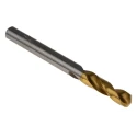 RS PRO High Speed Steel (HSS) Titanium Nitride Coated Twist Stub Drill Bit 74mm Overall Length, 6.8mm Shank, 135° 787-7298