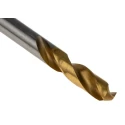 RS PRO High Speed Steel (HSS) Titanium Nitride Coated Twist Stub Drill Bit 74mm Overall Length, 6.8mm Shank, 135° 787-7298