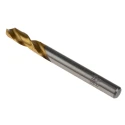 RS PRO High Speed Steel (HSS) Titanium Nitride Coated Twist Stub Drill Bit 74mm Overall Length, 6.8mm Shank, 135° 787-7298