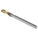 RS PRO HSS Twist Stub Drill Bit 55mm Overall Length Titanium Nitride Finish 4mm Shank 135° Point Angle 5 Pc Set 787-7273