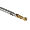 RS PRO HSS Twist Stub Drill Bit 55mm Overall Length Titanium Nitride Finish 4mm Shank 135° Point Angle 5 Pc Set 787-7273