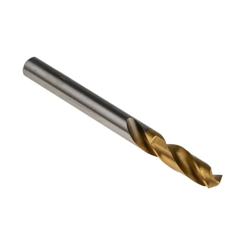 RS PRO High-Speed Steel (HSS) Titanium Nitride Coated 13 mm Drill Bit, 74 mm Length, 7 mm Shank Size, 5 Pieces 787-7292