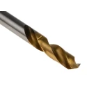 RS PRO High-Speed Steel (HSS) Titanium Nitride Coated 13 mm Drill Bit, 74 mm Length, 7 mm Shank Size, 5 Pieces 787-7292