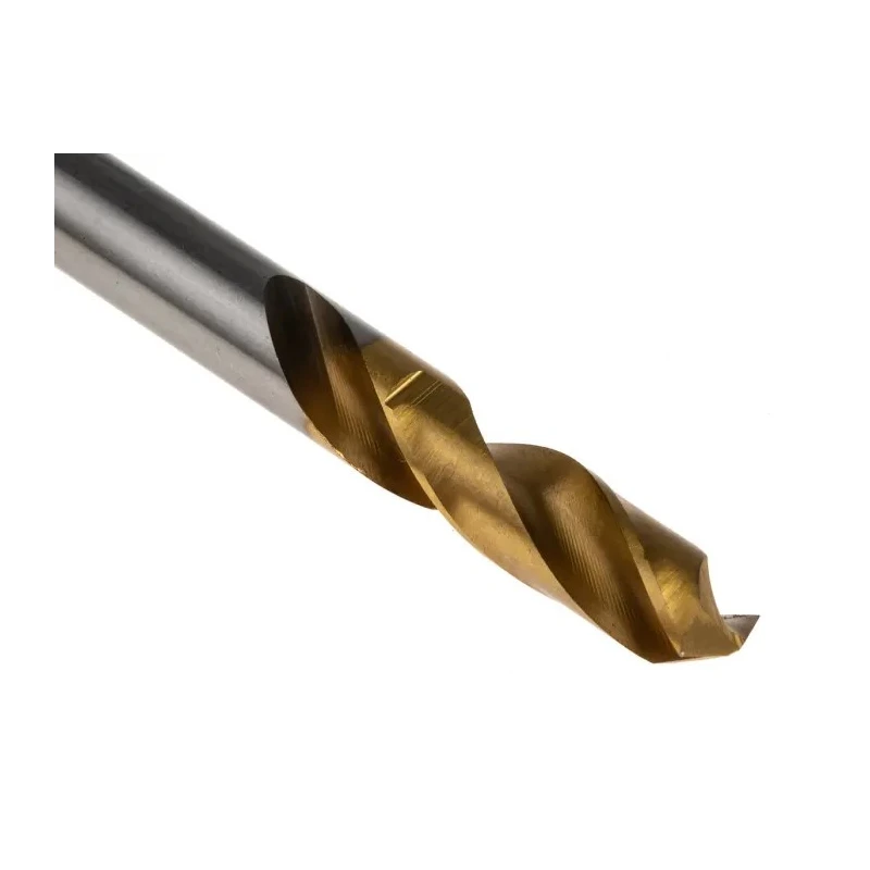 RS PRO High-Speed Steel (HSS) Titanium Nitride Coated 13 mm Drill Bit, 74 mm Length, 7 mm Shank Size, 5 Pieces 787-7292