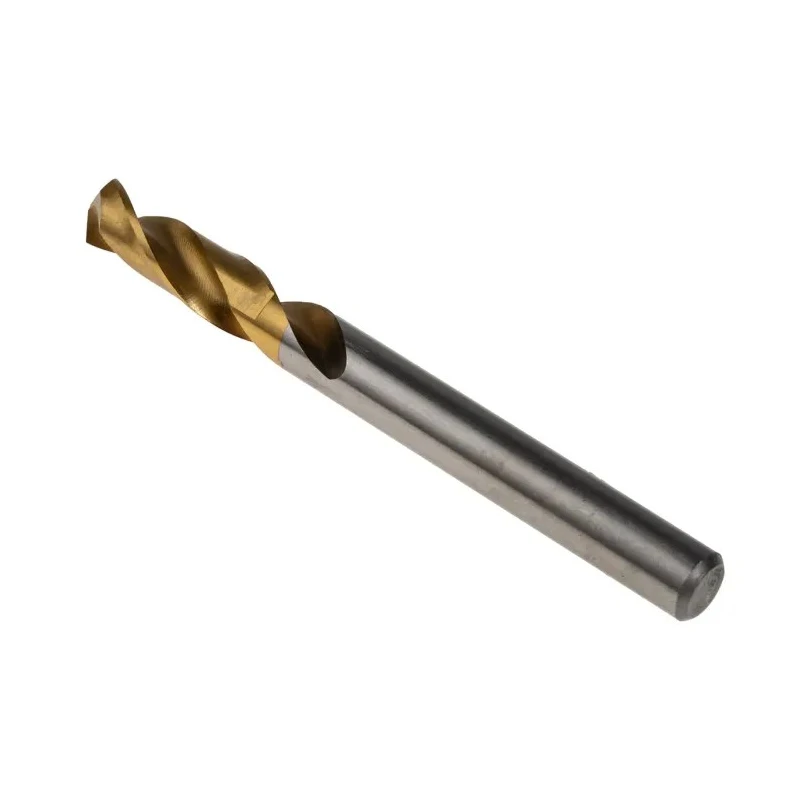 RS PRO High-Speed Steel (HSS) Titanium Nitride Coated 13 mm Drill Bit, 74 mm Length, 7 mm Shank Size, 5 Pieces 787-7292