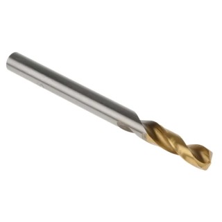 RS PRO High-Speed Steel Drill Bit Titanium Nitride Coated 62mm Overall Length 5mm Shank Size 5 Pcs 787-7289