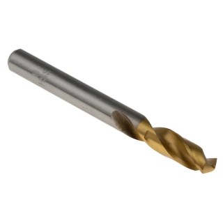 RS PRO High-Speed Steel (HSS) Titanium Nitride Finish 8mm Shank 79mm Overall Length Drill Bit 5 Pieces 787-7305