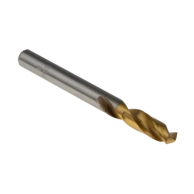 RS PRO High-Speed Steel (HSS) Titanium Nitride Finish 8mm Shank 79mm Overall Length Drill Bit 5 Pieces 787-7305