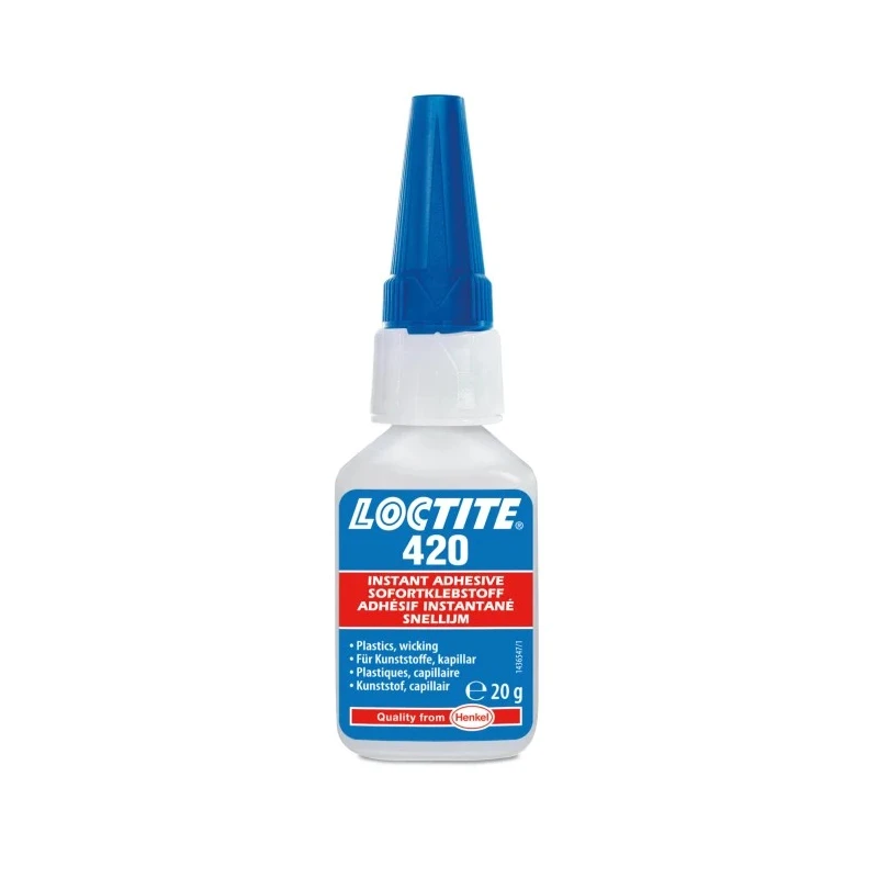 Loctite 20 g Transparent Low Viscosity Ethyl-Based Super Glue Adhesive 420