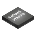 Bridgetek Graphics Controller 48 MHz 512 x 512 pixels 48-Pin QFN FT800Q-R