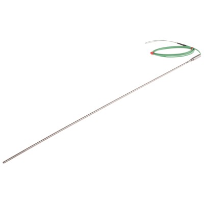 RS PRO Mineral Insulated Type K Thermocouple 3 mm Diameter, 500 mm Length, -40 °C to 1100 °C, Bare Tail, 1m Cable 787-7734