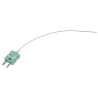 RS PRO Mineral Insulated Type K Thermocouple 150 mm Length 1 mm Diameter Stainless Steel Probe 750°C Max 787-7762