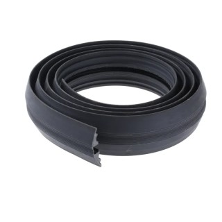 RS PRO 3 m Black Rubber Cable Cover with 14 mm Inside Diameter 2660680