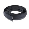 RS PRO 3 m Black Rubber Cable Cover with 14 mm Inside Diameter 2660680