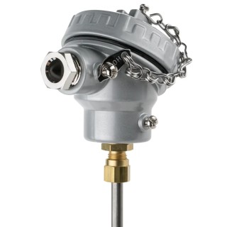 RS PRO Type K Mineral Insulated Thermocouple 250 mm Length, 6 mm Diameter, -40 °C to 1100 °C 787-7810