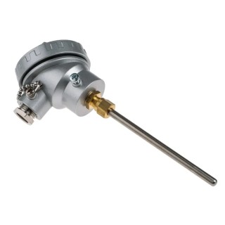 RS PRO Type K Mineral Insulated Thermocouple 100 mm Length, 6 mm Diameter, -40 °C to 1100 °C Max 787-7804