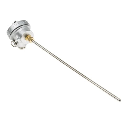 RS PRO Type K Mineral Insulated Thermocouple 300 mm Length, 6 mm Diameter, Stainless Steel Probe, Plug Terminal 787-7829