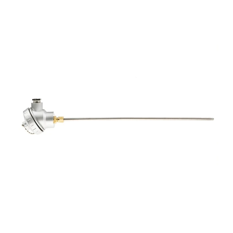 RS PRO Type K Mineral Insulated Thermocouple 300 mm Length, 6 mm Diameter, Stainless Steel Probe, Plug Terminal 787-7829
