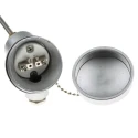 RS PRO Type K Mineral Insulated Thermocouple 300 mm Length, 6 mm Diameter, Stainless Steel Probe, Plug Terminal 787-7829