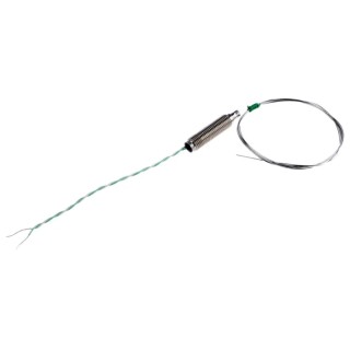 RS PRO Type K Mineral Insulated Thermocouple Stainless Steel Probe 0.5 mm Diameter 1 m Length -40 °C to +750 °C 787-7866