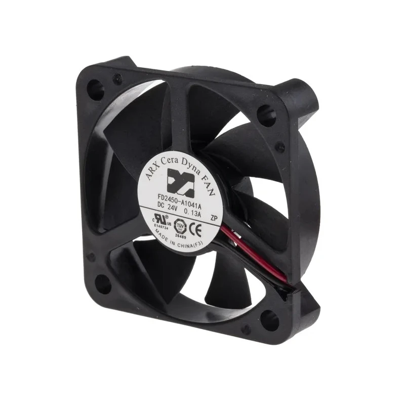 ARX CeraDyna Series DC Ceramic Bearing Axial Fan 24V dc 2.88W 15m³/h 0.13A IP20 50mm x 50mm x 10mm 
