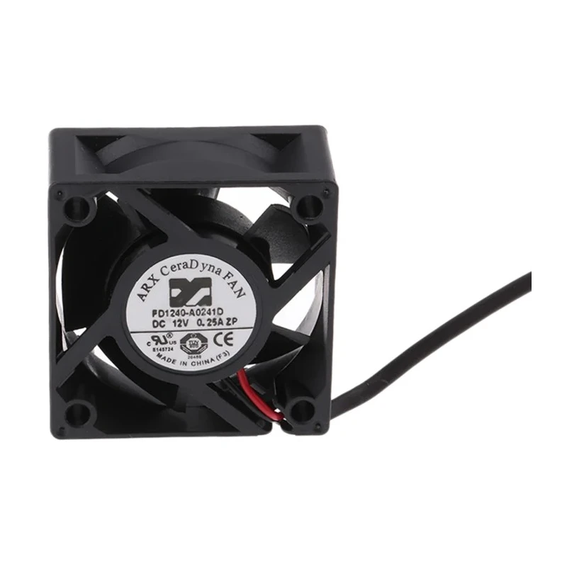 ARX CeraDyna Series DC Axial Fan 12V DC, 3 W Power, 0.25 A, 21 m³/h Air Flow, IP20, 40x40x20 mm 