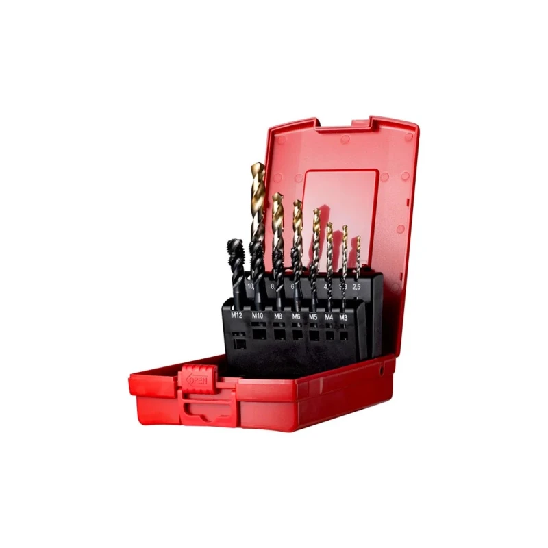Dormer Tap & Drill Set, M12 Thread, Metric Standard, Hand Tap L113204