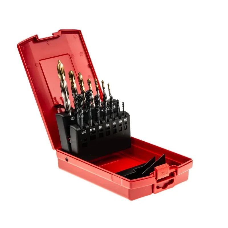 Dormer Tap & Drill Set, M12 Thread, Metric Standard, Hand Tap L113204