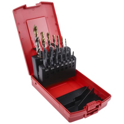 Dormer Tap & Drill Set, M12 Thread, Metric Standard, Hand Tap L113202
