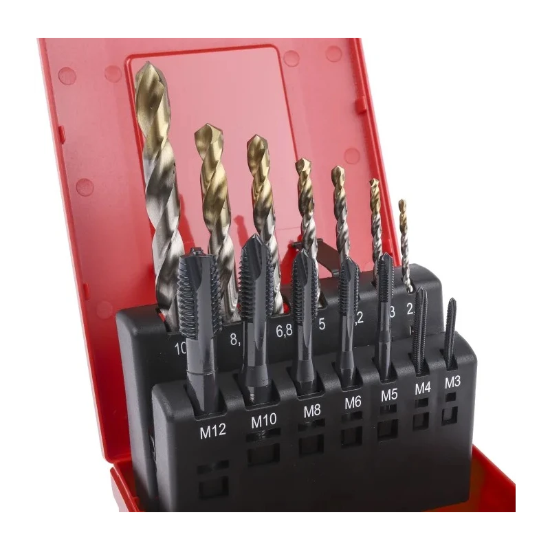 Dormer Tap & Drill Set, M12 Thread, Metric Standard, Hand Tap L113202