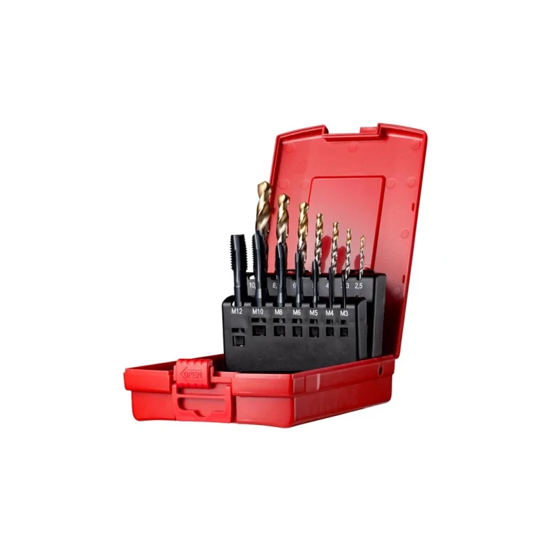 Dormer Tap & Drill Set, M12 Thread, Metric Standard, Hand Tap L113202