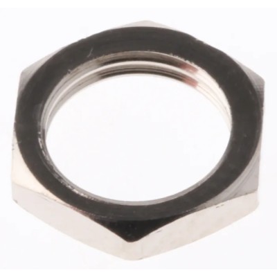 C & K Toggle Switch Hex Nut for use with 9000 and T Series Toggles, 8500 and TP Series Pushbuttons, 8060, 8020 700201201