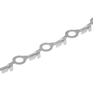 TE Connectivity Uninsulated Ring Terminal M4 Stud Size, Grey, 22 AWG to 18 AWG Wire Size 42037-1