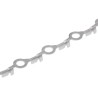 TE Connectivity Uninsulated Ring Terminal M4 Stud Size, Grey, 22 AWG to 18 AWG Wire Size 42037-1