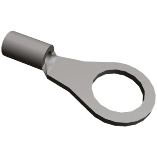 TE Connectivity Budget Uninsulated Ring Terminal M3.5 Stud Size, 26 AWG 22 AWG Wire Size 31430