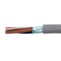 Alpha Wire Ecogen Ecocable Control Cable, 3 Cores 0.28 mm² 24 AWG, Screened, 30 m, Grey Modified Polyphenylene 77103 SL005