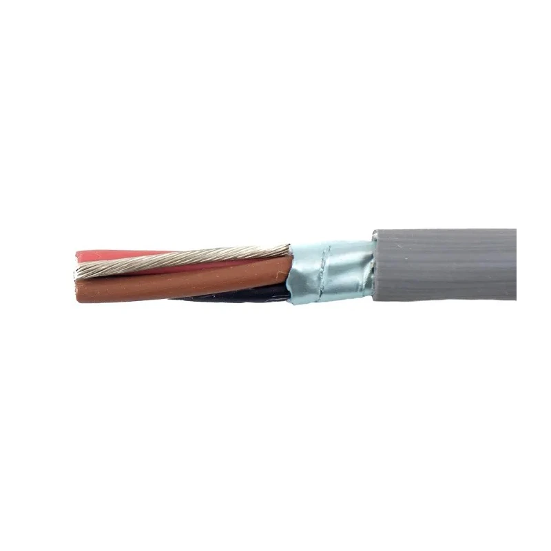 Alpha Wire Ecogen Ecocable Control Cable, 3 Cores 0.28 mm² 24 AWG, Screened, 30 m, Grey Modified Polyphenylene 77103 SL005