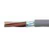 Alpha Wire Ecogen Ecocable Control Cable, 3 Cores 0.28 mm² 24 AWG, Screened, 30 m, Grey Modified Polyphenylene 77103 SL005