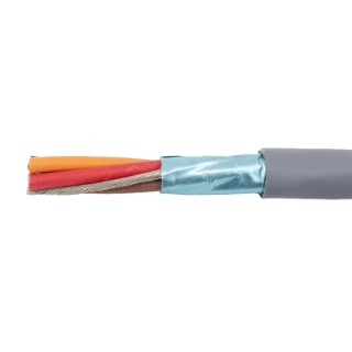 Alpha Wire Ecogen Ecocable Control Cable 4 Cores 0.28mm² 24 AWG Screened 600V 30m Grey Modified Polyphenylene 77104 SL005