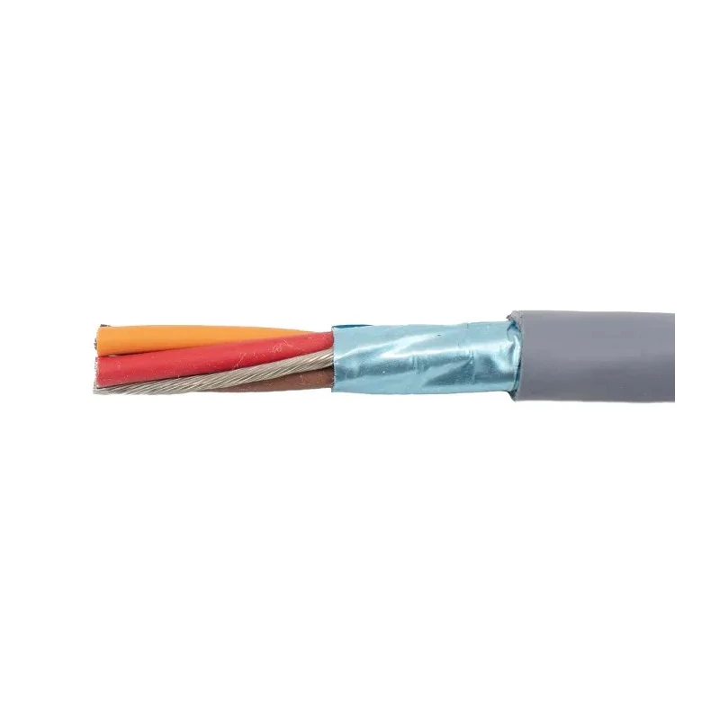 Alpha Wire Ecogen Ecocable Control Cable 4 Cores 0.28mm² 24 AWG Screened 600V 30m Grey Modified Polyphenylene 77104 SL005