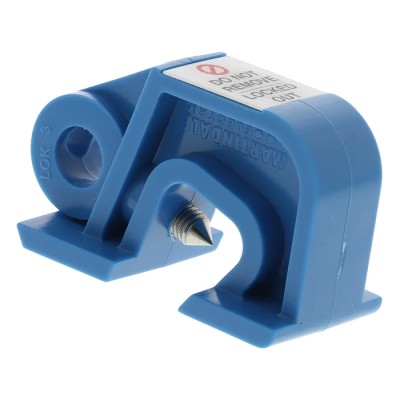 Martindale Blue 1-Lock Lockout Plastic Isolation Lock LOK3
