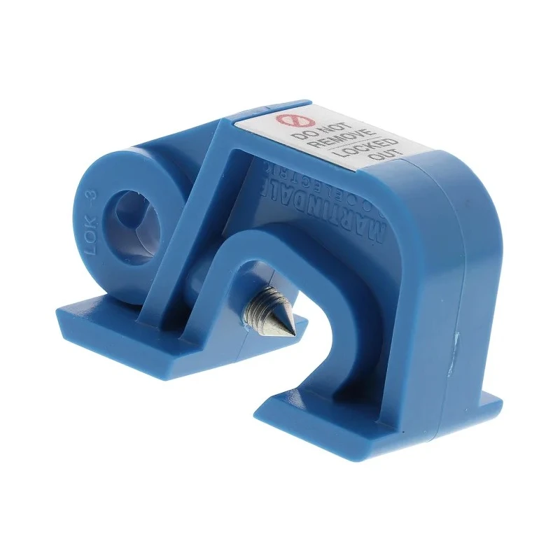 Martindale Blue 1-Lock Lockout Plastic Isolation Lock LOK3