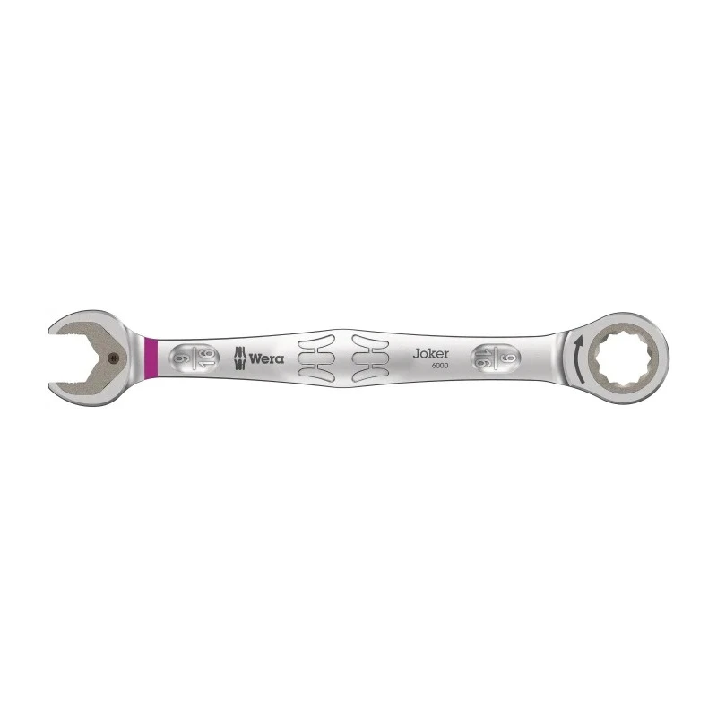 Wera Combination Ratchet Spanner Nickel Chrome Plated 188mm Overall 9/16 in 05073284001