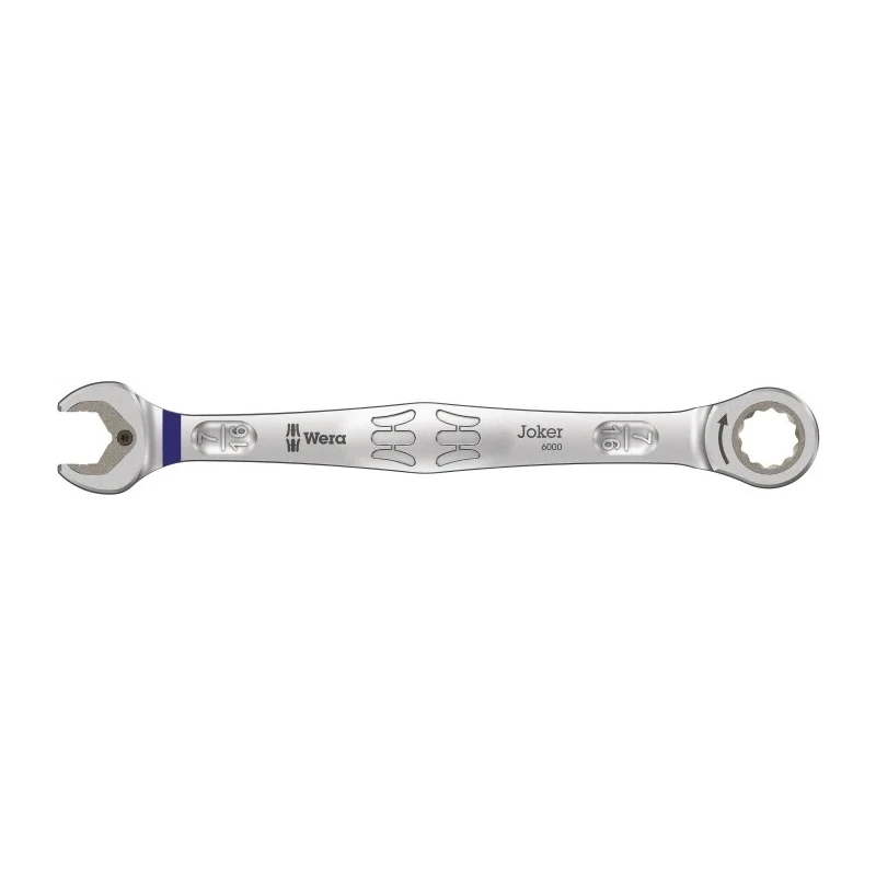Wera Combination Ratchet Spanner Nickel Chrome Plated 165mm Overall 7/16 in 05073282001