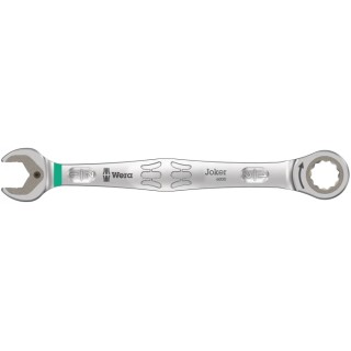 Wera Combination Ratchet Spanner Nickel Chrome Plated 1/2 in 177mm Overall 05073283001